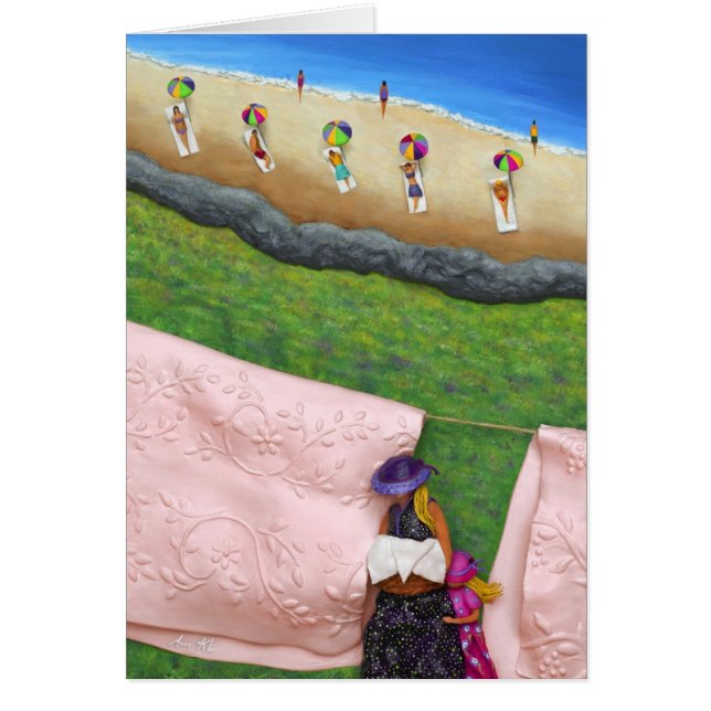 Carte de lin rose (Devant)