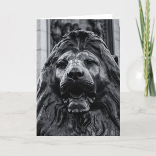 Carte de lion en bronze Carré Trafalgar