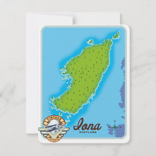 Carte de l'Iona Écosse