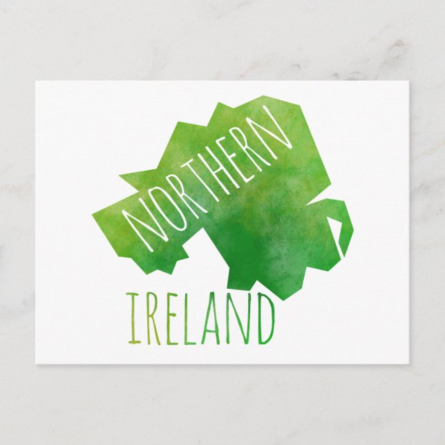 Carte de l'Irlande du Nord (Devant)