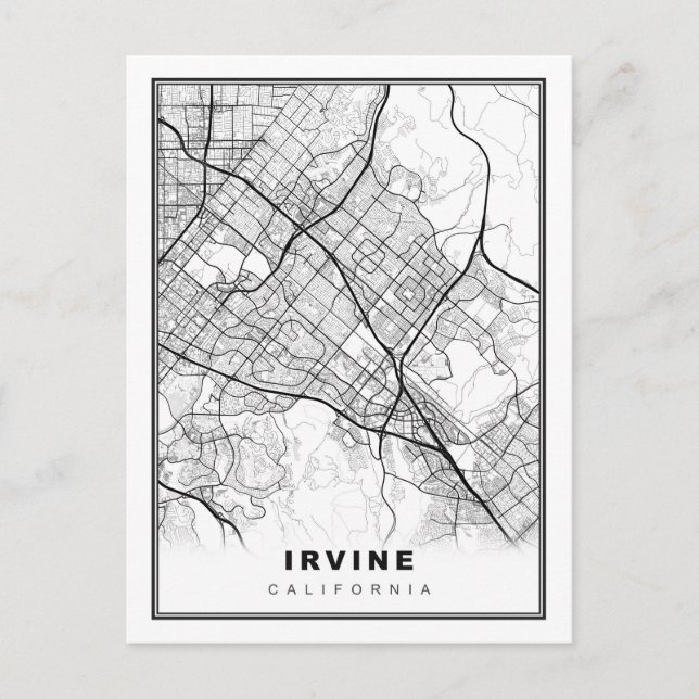 Carte de l'Irvine (Devant)