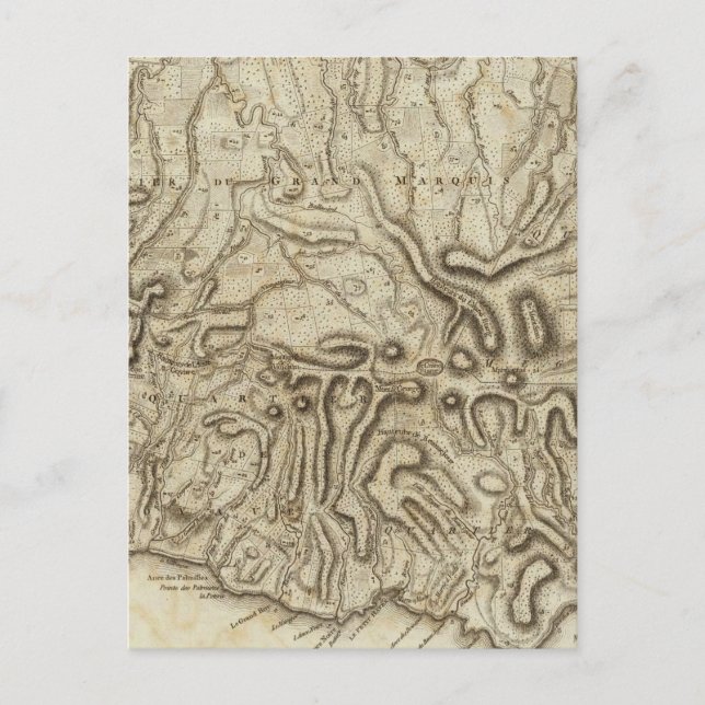 Carte de l'Isle de la Grenade (Devant)