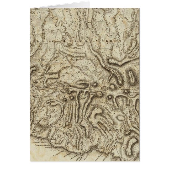 Carte de l'Isle de la Grenade (Devant)