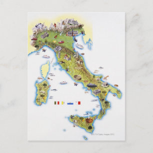 Carte de l'Italie