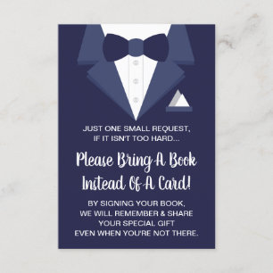 Carte de livre de smoking, livres pour le bébé