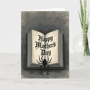 Carte de livre gothique pour la fête des mères