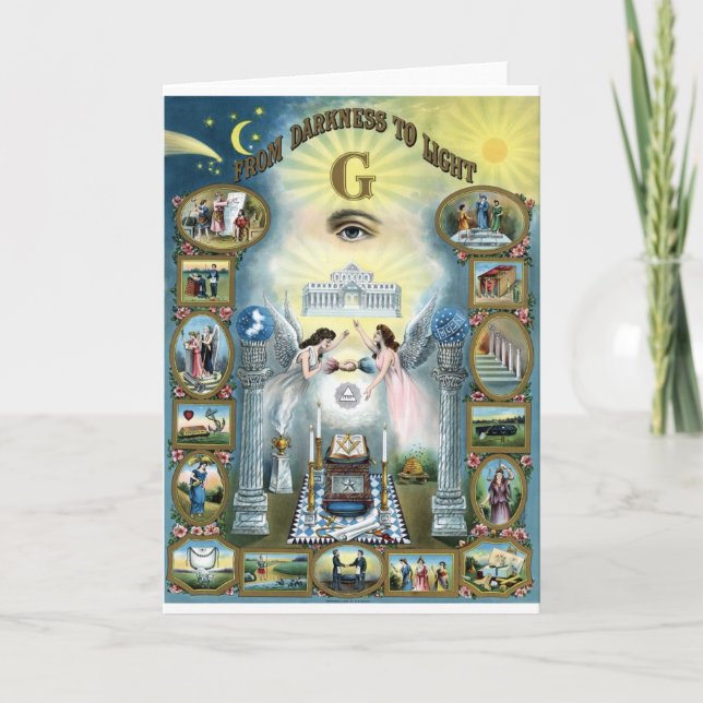 Carte De l'obscurité à la lumière (Devant)