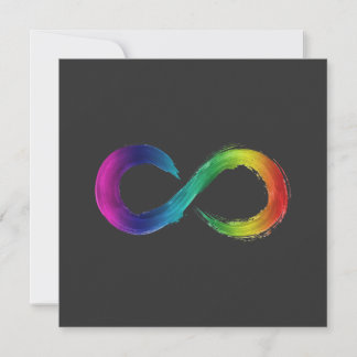 carte de logo Infinity Neurodiversité