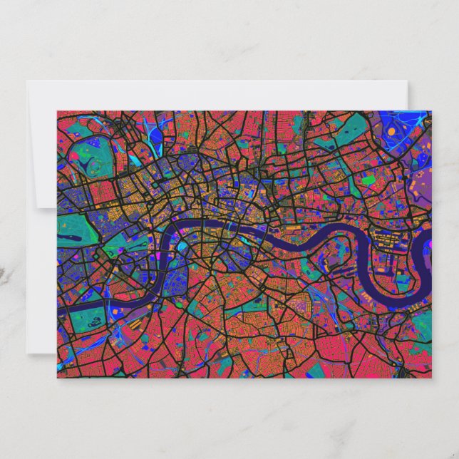 Carte de Londres (Devant)