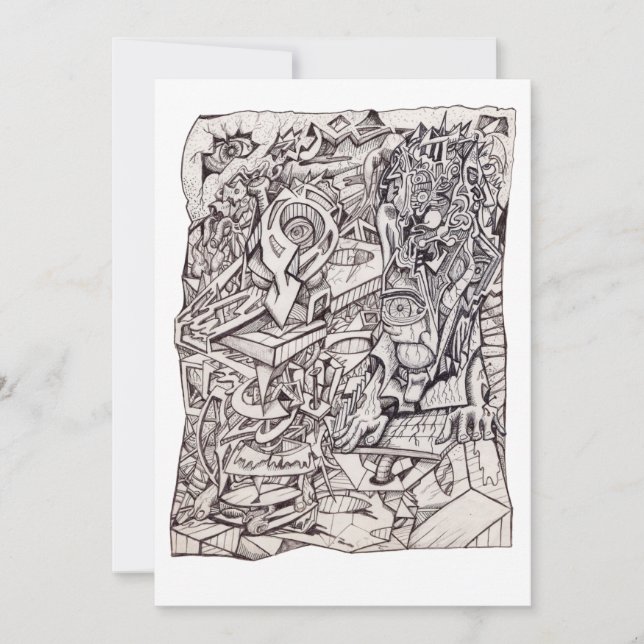 Carte de l'organe d'inquiétude (Devant)