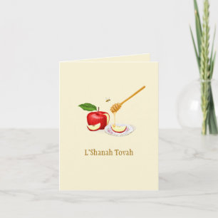 Carte de L'Shanah Tovah avec la belle peinture