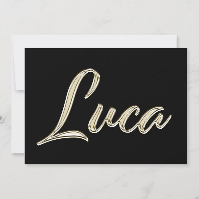 Carte de Luca (Devant)