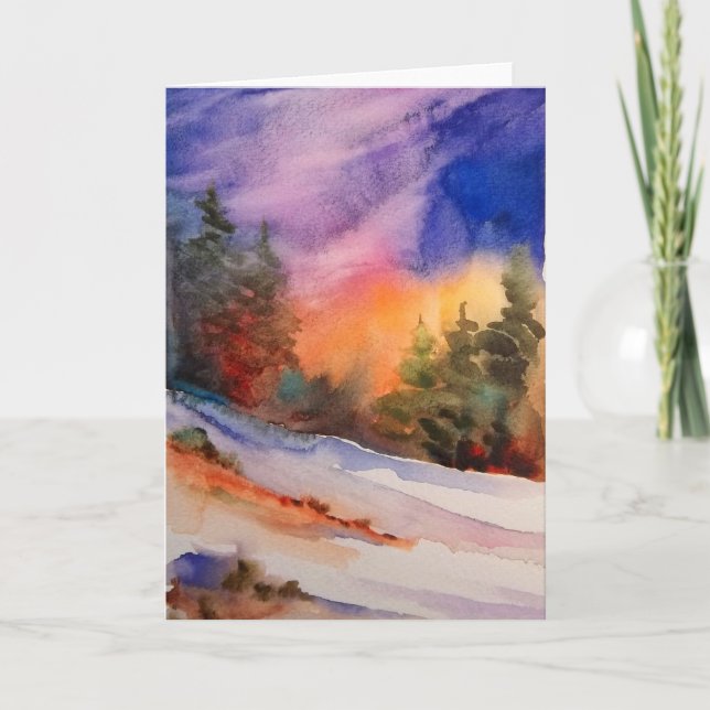 Carte de lumières du nord (Devant)