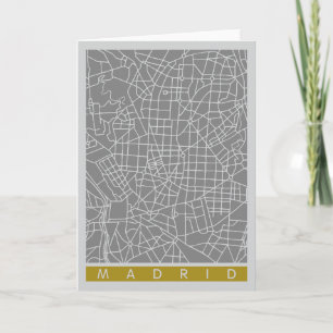 Carte de Madrid