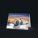 Carte de Maidenhead<br><div class="desc">Maidenhead Christmas Card featuring a winter of the Boy and Boat statue à Maidenhead High Street</div>