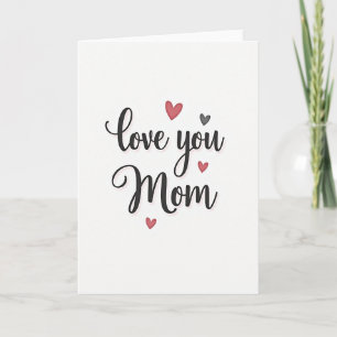 Carte de maman à message sincère