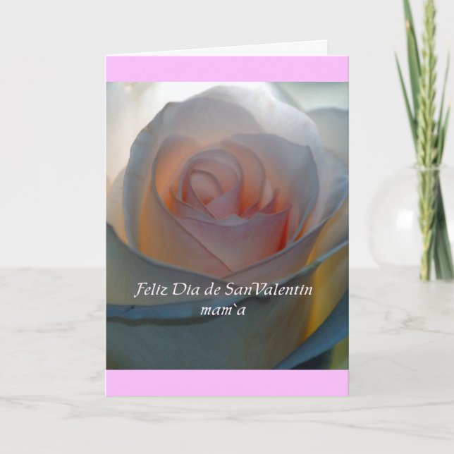 Carte de maman de Valentine d'Espagnol (Devant)