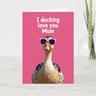 Carte de maman qui aime les oiseaux sympas