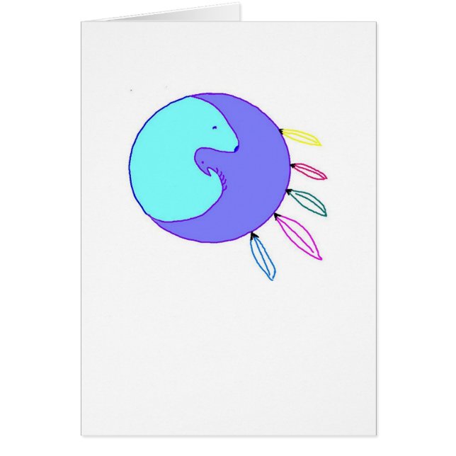 carte de mandella d'oiseau-ours (Devant)