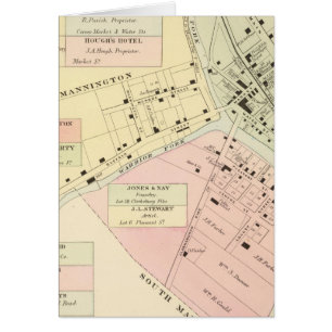 Carte de Mannington, Virginie-Occidentale