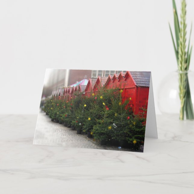 Carte de marché de Noël allemande (Devant)