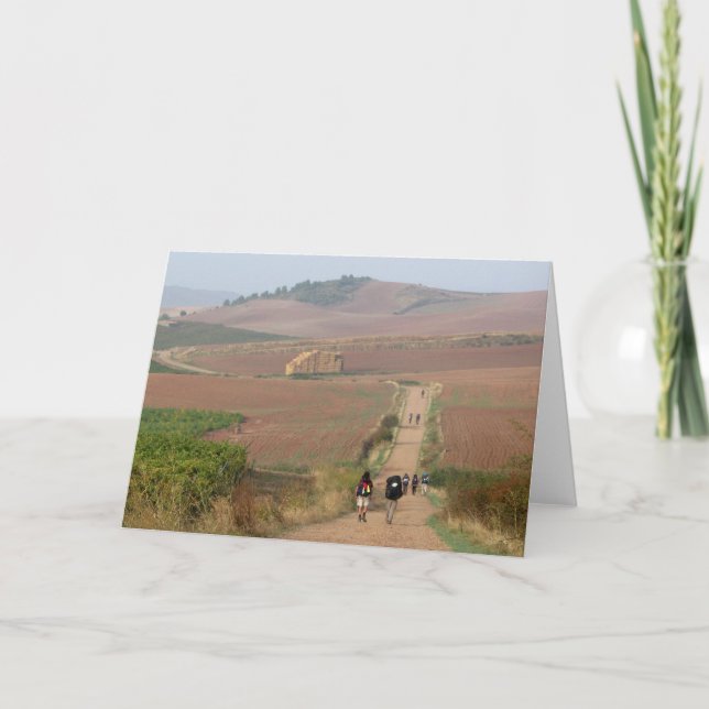 Carte de marche de pèlerins (Devant)