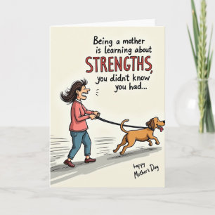 Carte de marche pour chiens de force des mamans