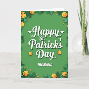 Carte de mari pour motif shamrock