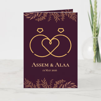 carte de mariage