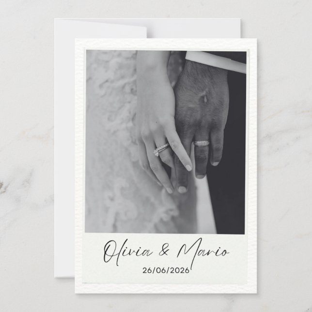 carte de mariage (Recto)