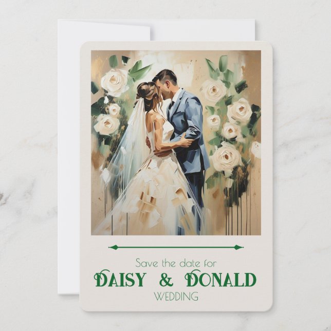 " CARTE DE MARIAGE " (Devant)