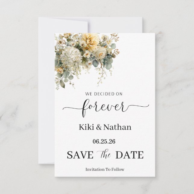 Carte de mariage à conserver (Devant)
