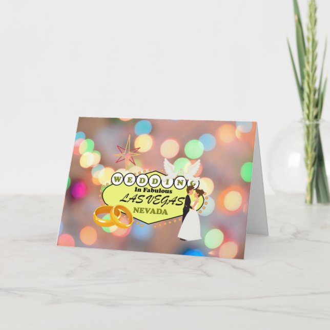 Carte de mariage à Las Vegas (Devant)