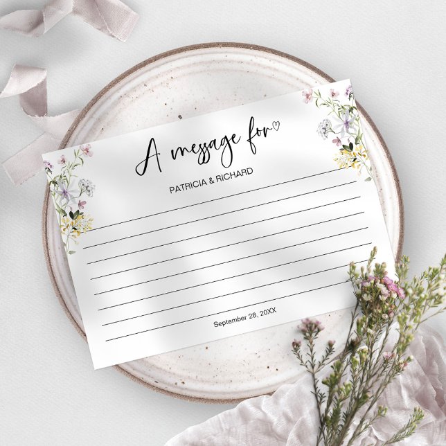 Carte de mariage avec message dans une bouteille d (Créateur téléchargé)