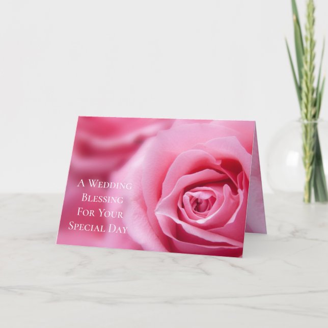 Carte de Mariage Bénédiction de Mariage Pour Votre (Devant)