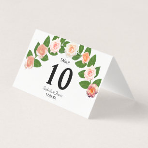 Carte de Mariage de remplissage Laurel & Rose Flow