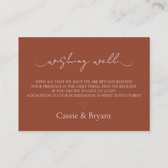 Carte de Mariage d'encombrement en terre cuite (Devant)