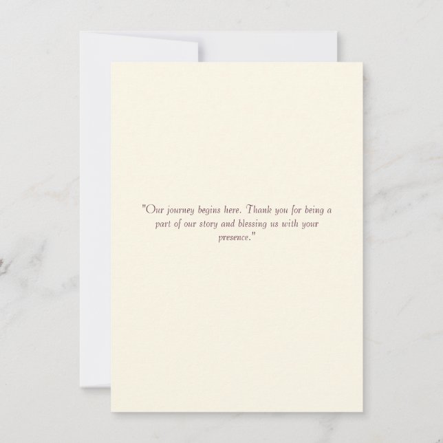 Carte de mariage Desi vibrante avec mandala et feu (Dos)