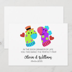 Carte de mariage drôle, Carte de couple, Fiançaill