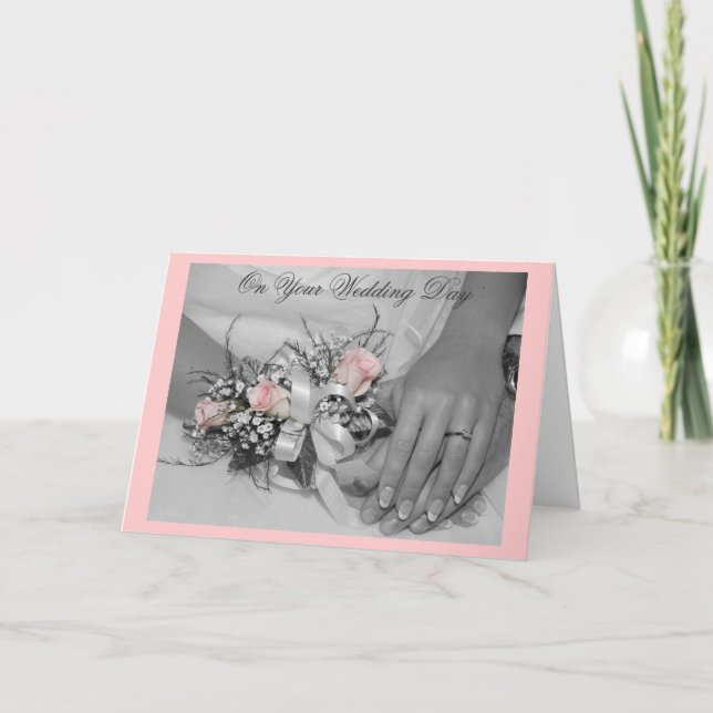 Carte de mariage élégante (Devant)