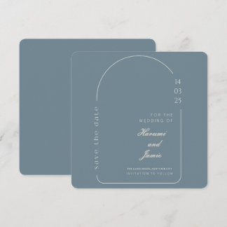 Carte de mariage élégante moderne pour annoncer la