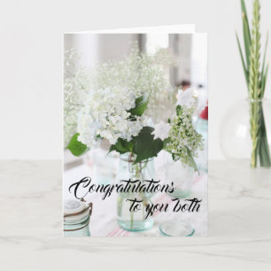 Carte de mariage - Félicitations à vous deux