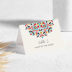 Carte de mariage géométrique mandala de luxe esthé