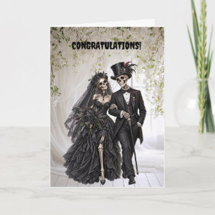 Carte de mariage gothique