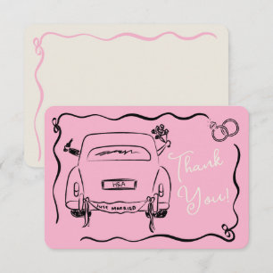 Carte de Mariage Merci