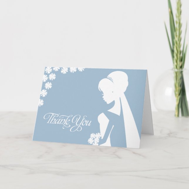 Carte de Mariage Merci Bridesmaid (Devant)