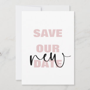 Carte de mariage moderne pour sauver notre nouvell