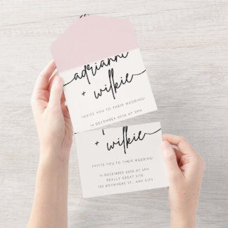 Carte de mariage ou d'invitation