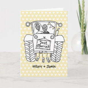Carte de Mariage Pays Tracteur