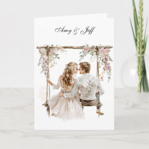 Carte de mariage personnalisée